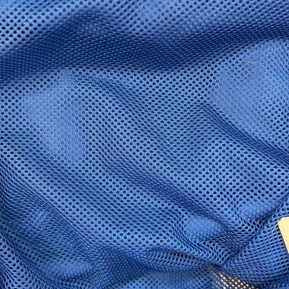 Seton Hall Pirates Track Jacket Baggy 1/4 Zip Adidas Blue/White Climaproof Large - Picture 11 of 11